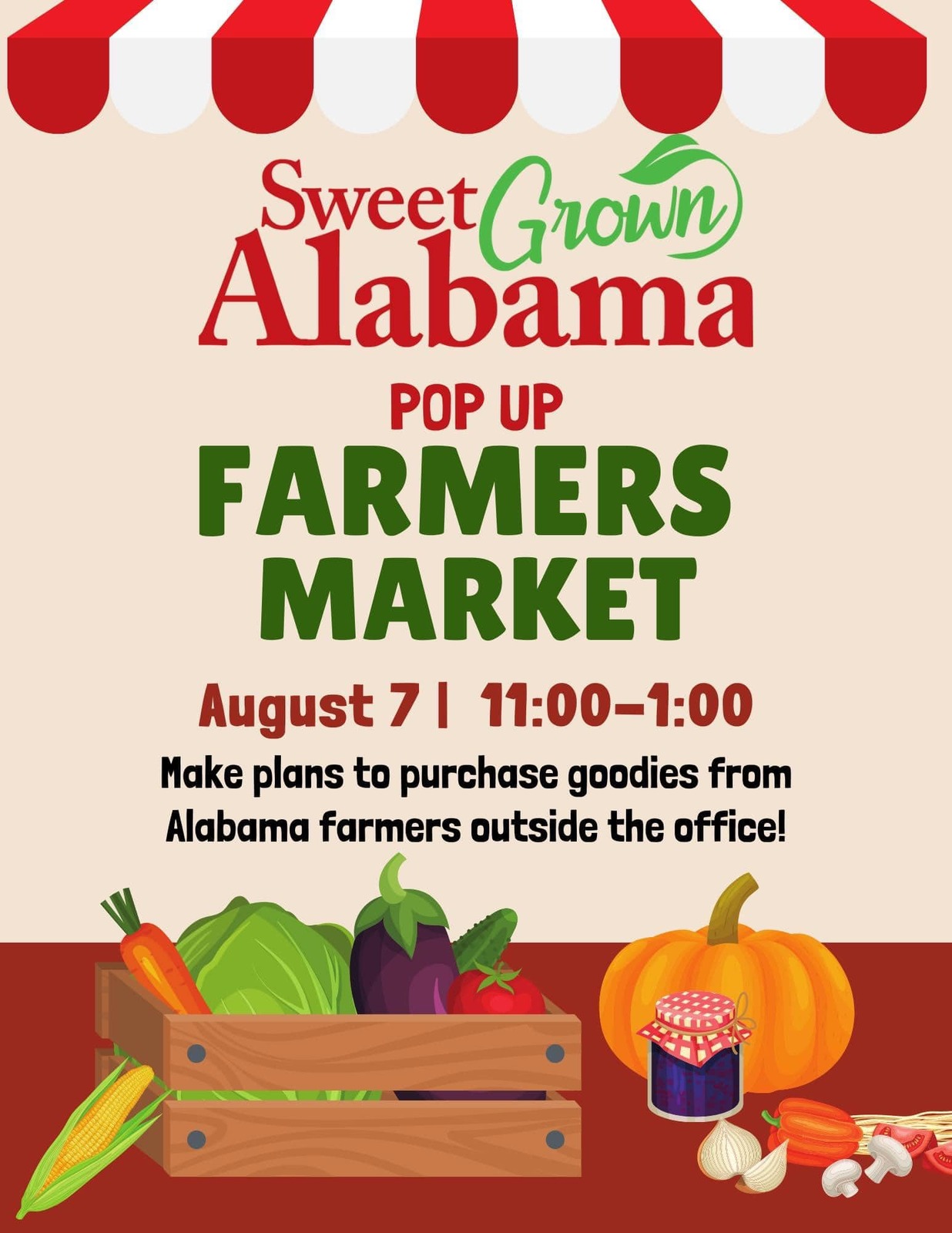 Sweet Grown Alabama Farmers Market at Alabama Farmers Co-Op Headquarters