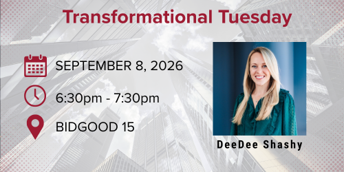 Transformational Tuesday- DeeDee Shashy
