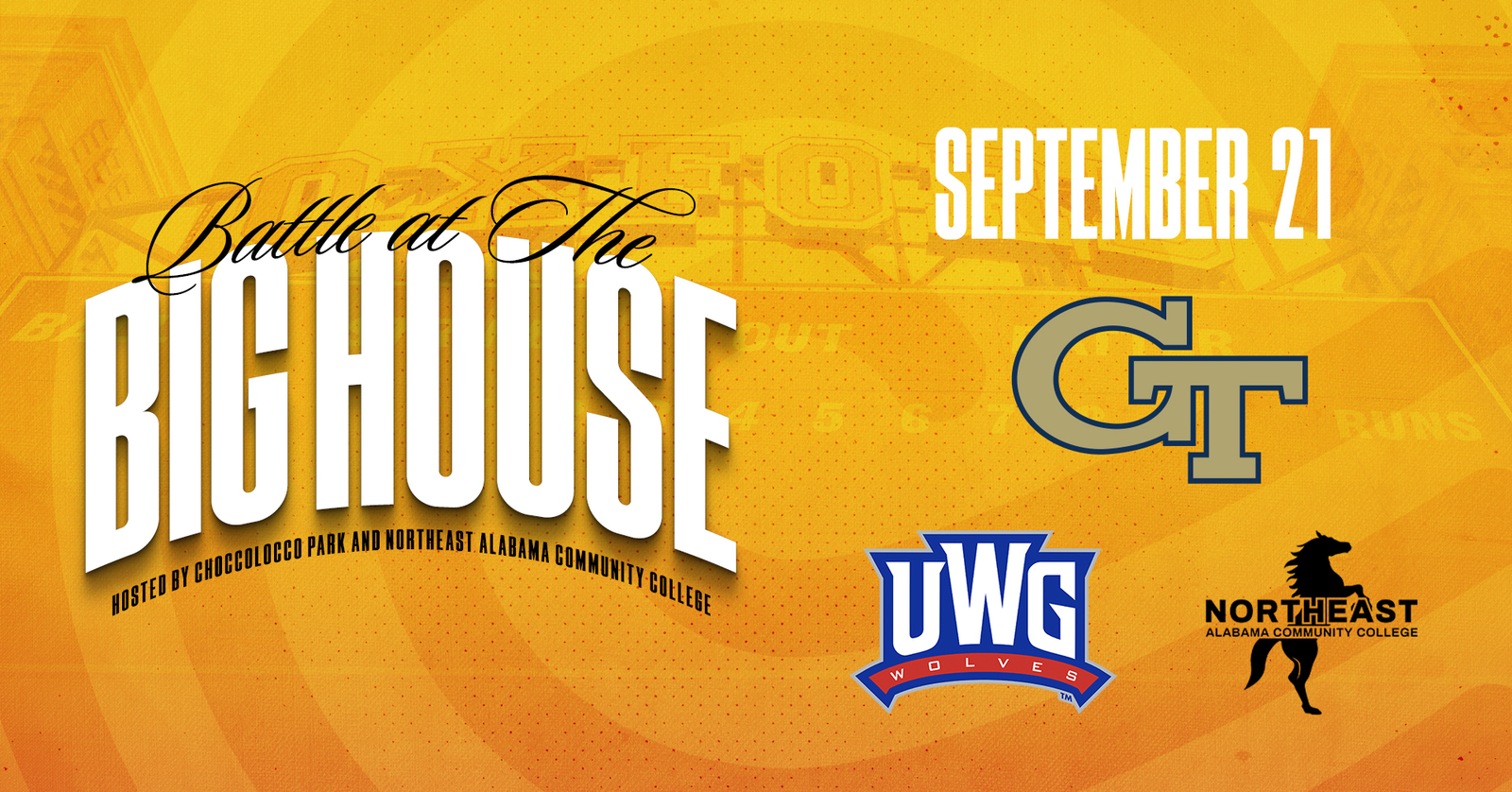 Battle at the Big House - GameDay #1 (Ga Tech, West Ga, NEACC)