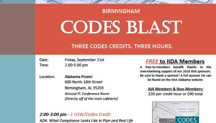 Birmingham September Codes Blast CEU 1