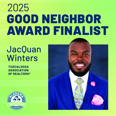 Tuscaloosa REALTOR® Announced as 2025 Good Neighbor Award Finalist
