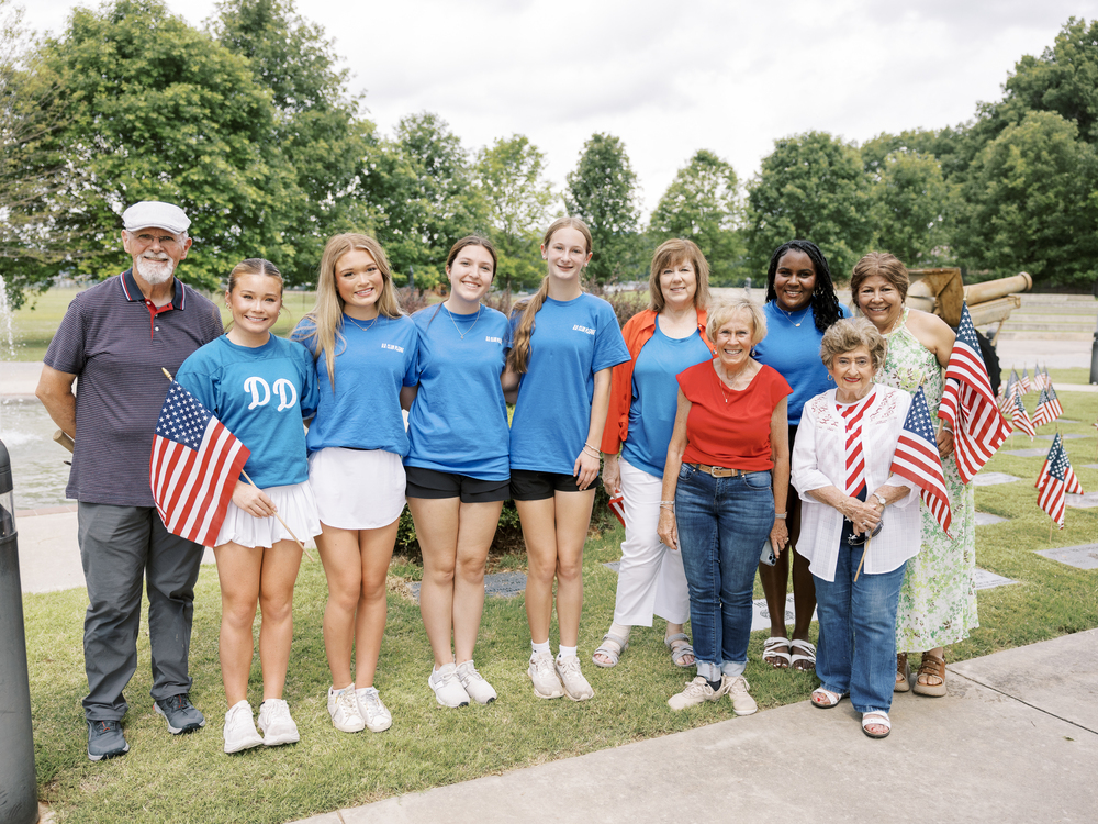 Oxford Arts Council marks Liberty Park with Stars and Stripes