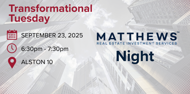 CRES Transformational Tuesday- Matthews Night 