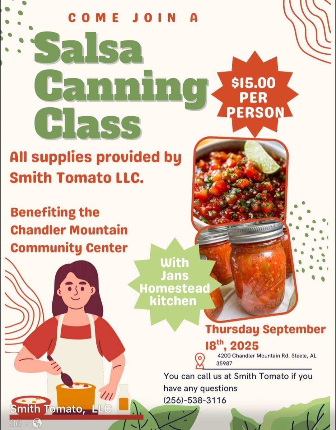 Salsa Canning Class