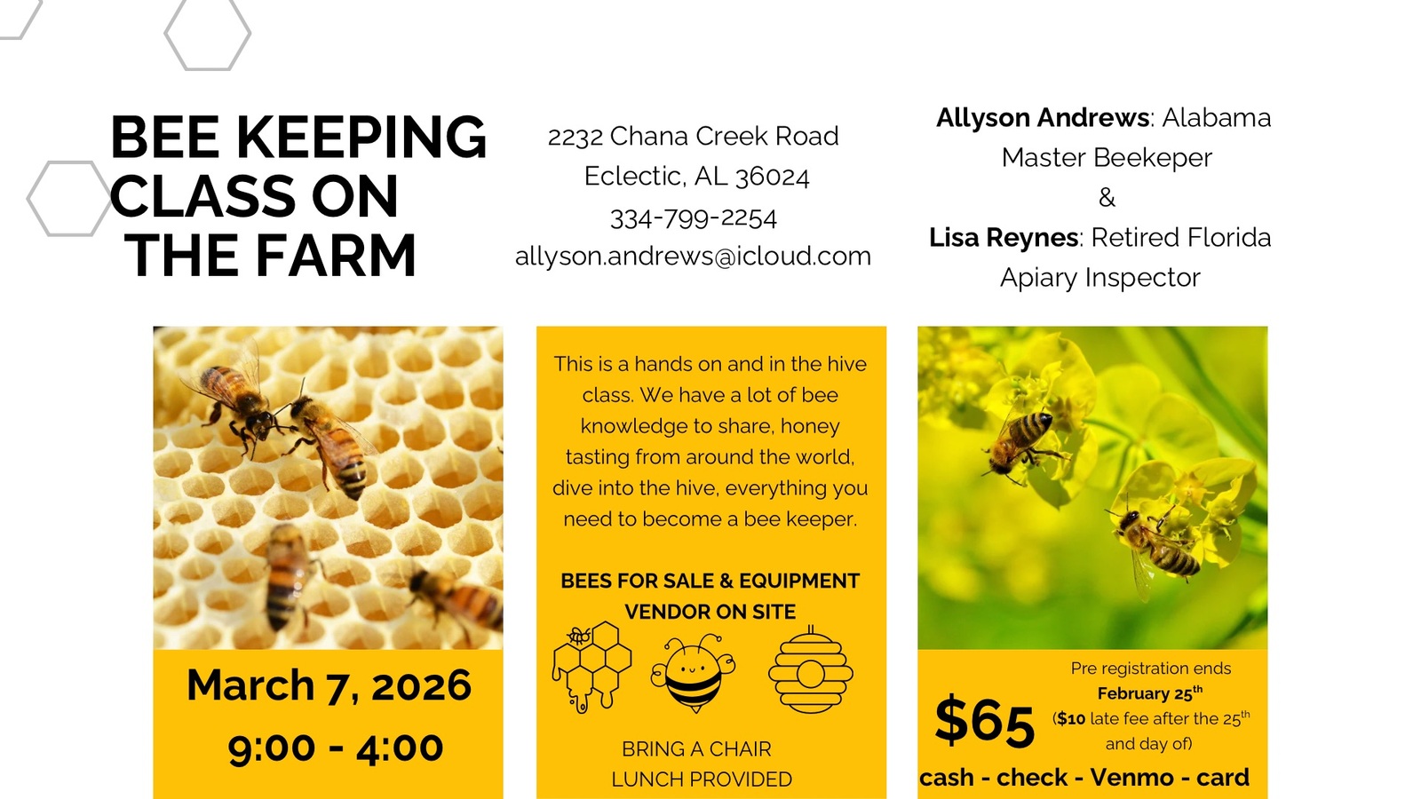Bee Keeping Class at Wildly Blessed Farm