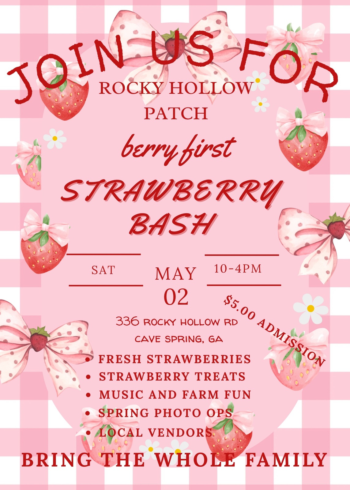 Strawberry Bash at Rocky Hollow Patch