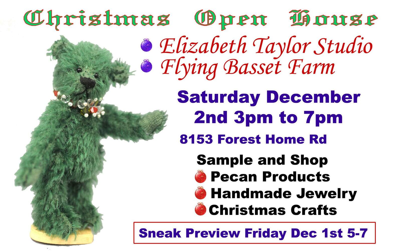 Flying Basset Farm Christmas Open House