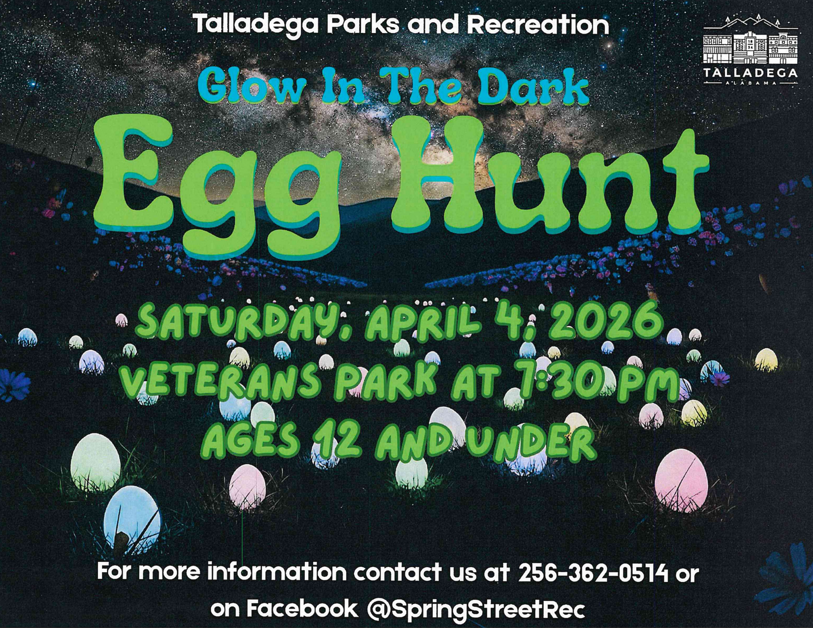 Glow In the Dark Egg Hunt