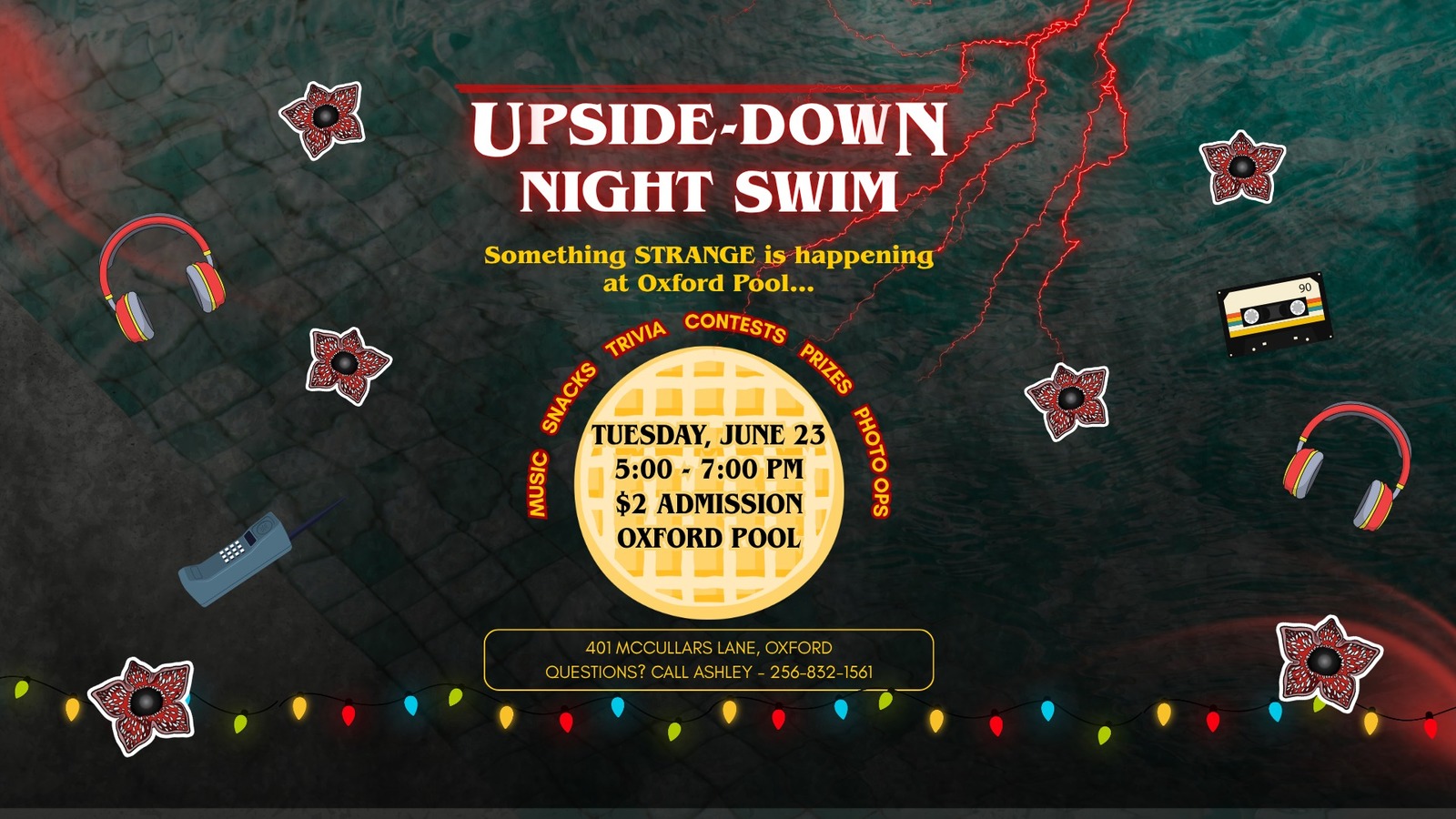 Upside-Down Night Swim