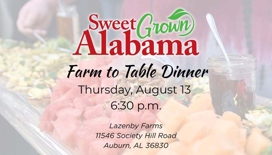 Sweet Grown Alabama Farm to Table Dinner