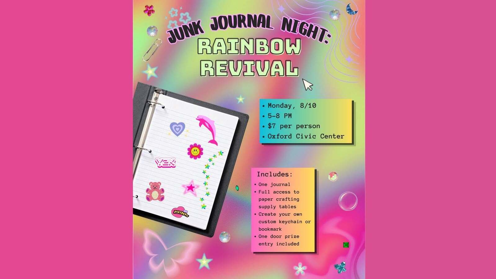 Junk Journal Night: Rainbow Revival