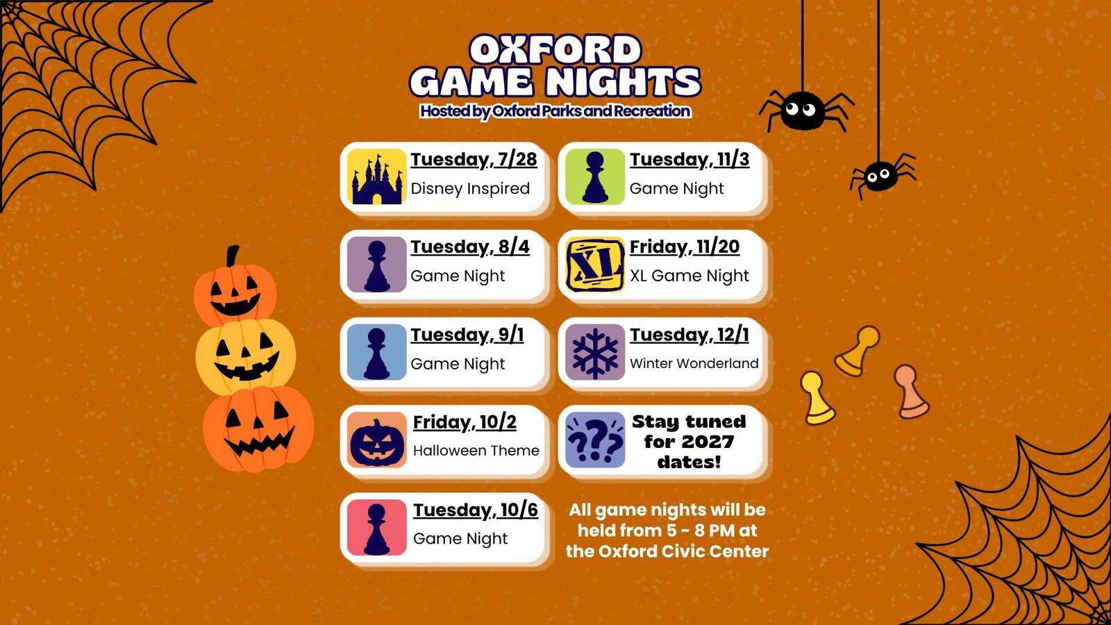 Oxford Game Night: Spooky Edition