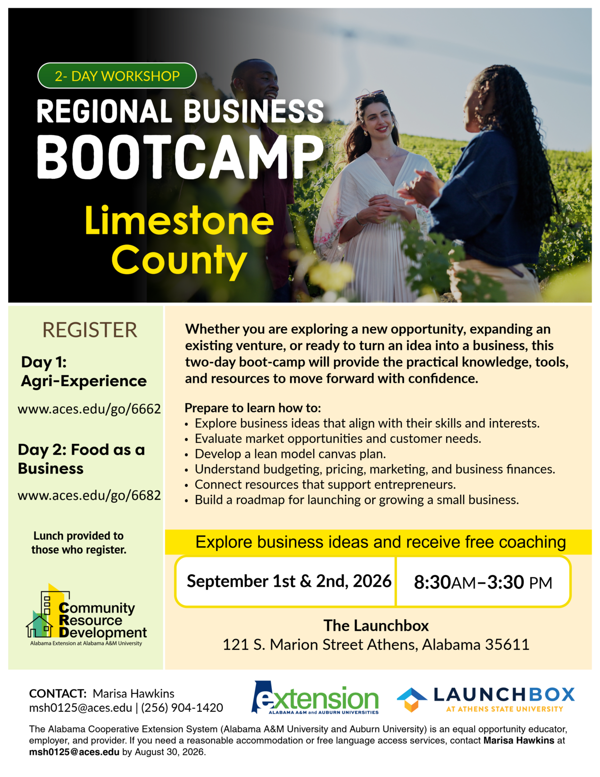 ACES Regional Business Bootcamp