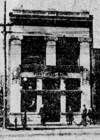 First National Bank of Oxford on Main Street, ca. 1920s