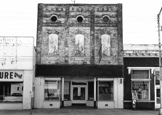 Gray Building on East Choccolocco Street, ca. 1979