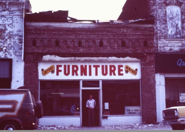 Hubbard Piano Company Building on East Choccolocco Street, ca. 1979