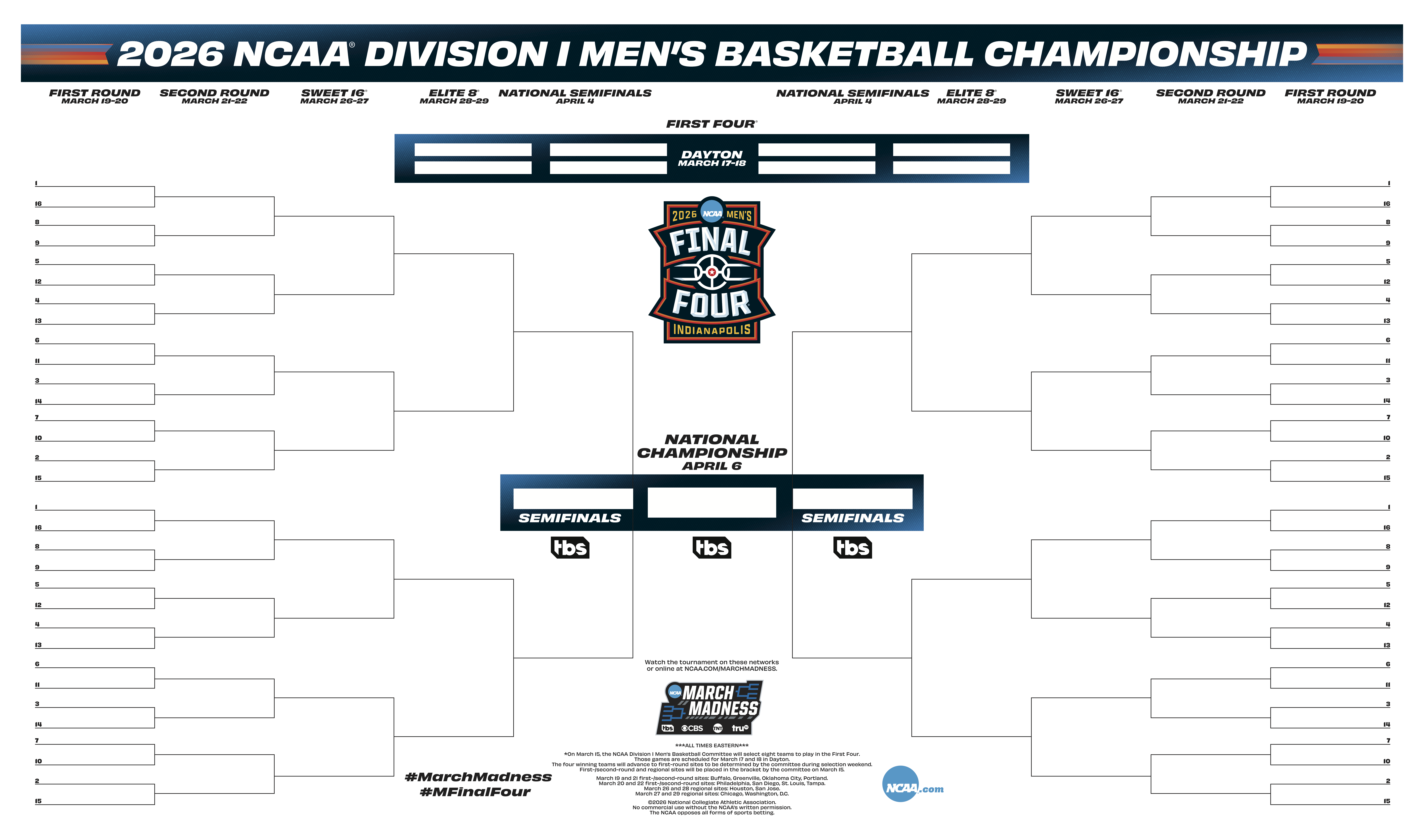 2026 NCAA Tournament Bracket