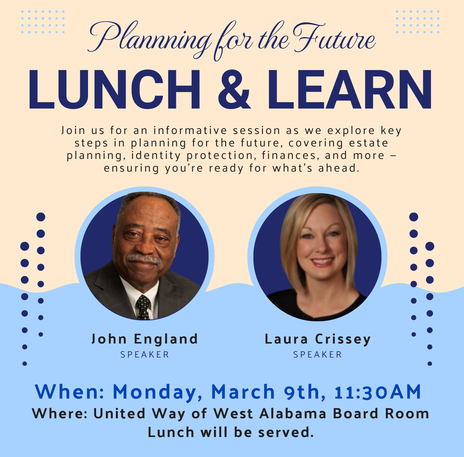 Planning for the Future Lunch and Learn