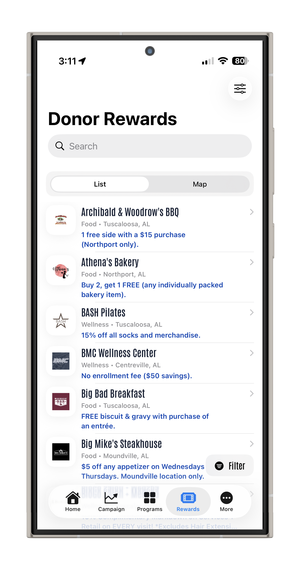 UWWA App DRC List