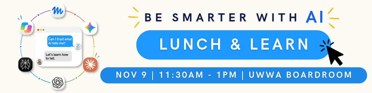 Lunch and Learn: Be Smarter With AI
