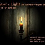 comfot and light with text