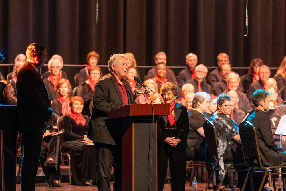 COMMUNITY CHORUS THRILLS WITH CHRISTMAS CHEER;  JANE HAMRIC BATEY HONORED ON HER SPECIAL DAY