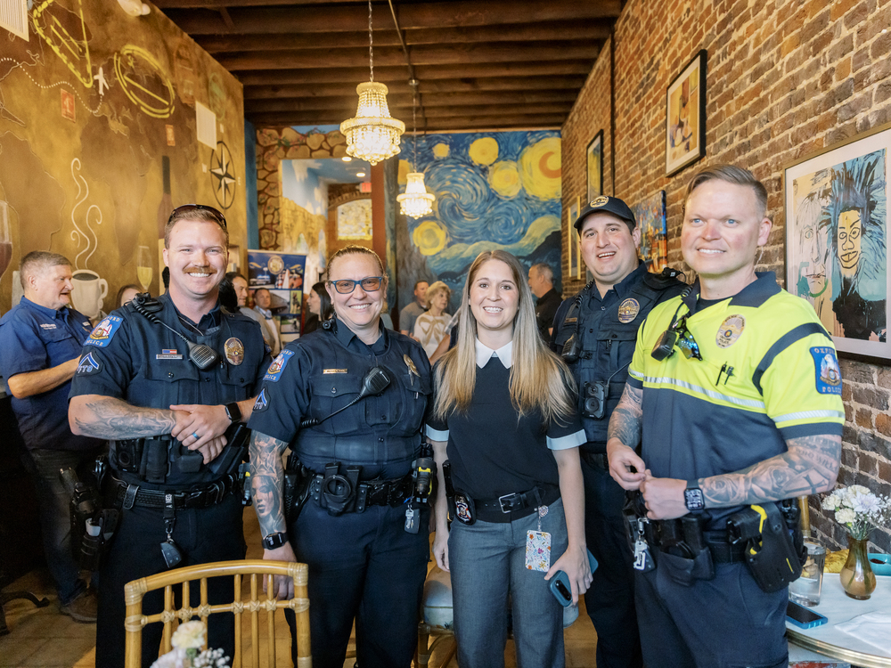 COFFEE WITH A COP DRAWS A CROWD TO MEET OPD CHIEF, OFFICERS