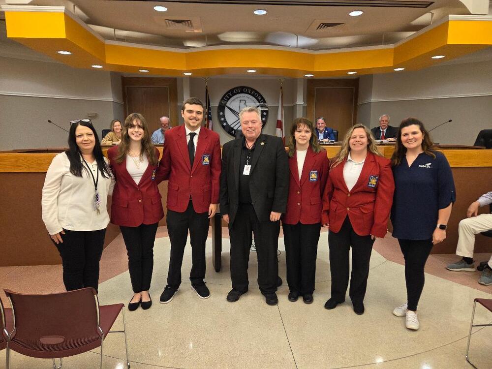 OHS JACKET MEDIA STUDENTS THANK MAYOR, COUNCIL FOR SKILLS USA AID