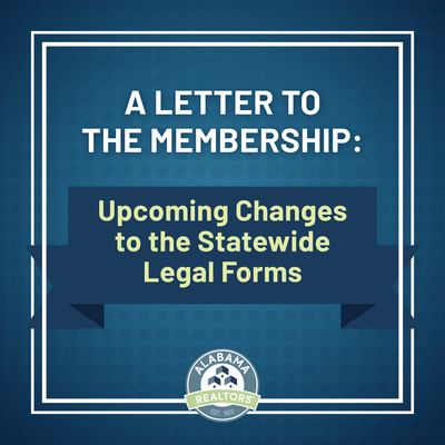A Letter to the Membership: Upcoming Changes to the Statewide Legal Forms