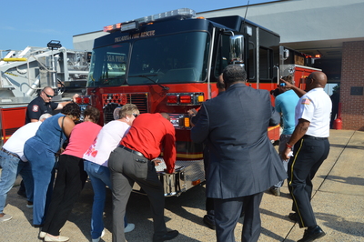 Talladega Push-in Ceremony celebrates new trucks
