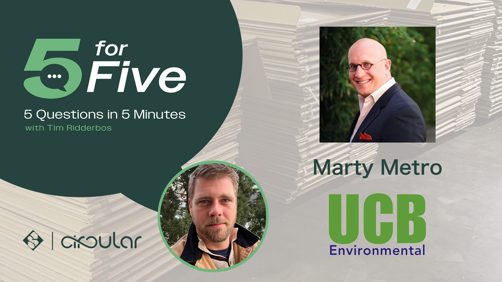 5 for Five Podcast - UCB Environmental | Marty Metro