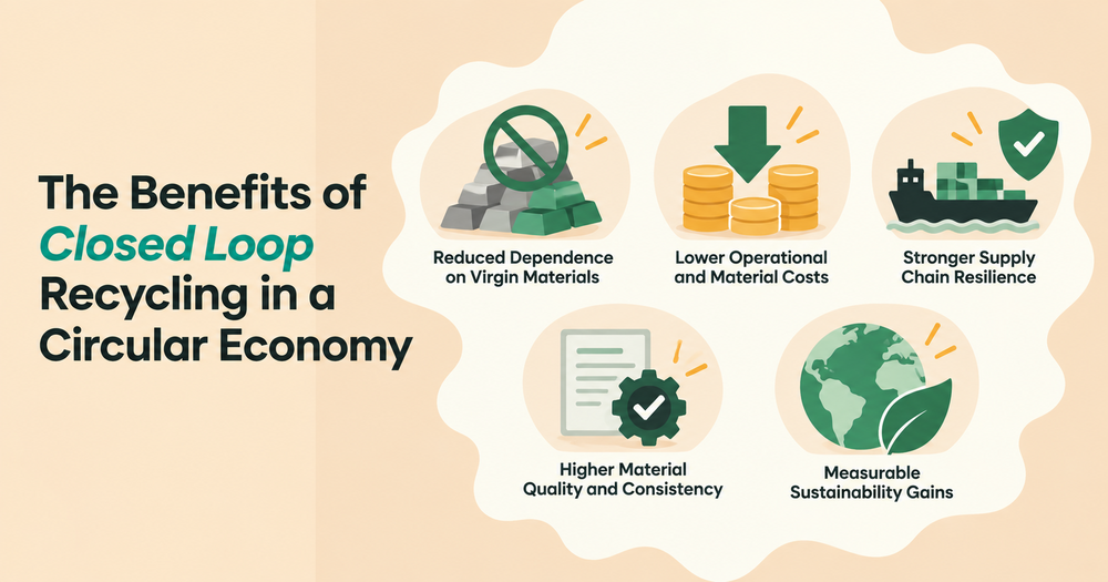 The Benefits of Closed Loop Recycling in a Circular Economy