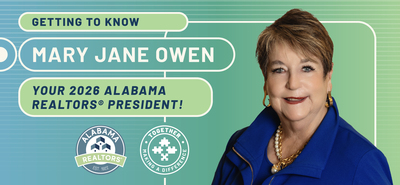 Getting to Know Mary Jane Owen: Your 2026 Alabama REALTORS® President