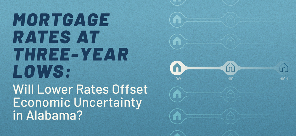 Mortgage Rates at Three-Year Lows: Will Lower Rates Offset Economic Uncertainty in Alabama?
