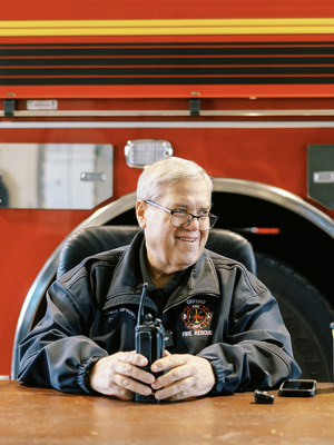 Oxford Fire Chief Gary Sparks makes retirement dispatch call