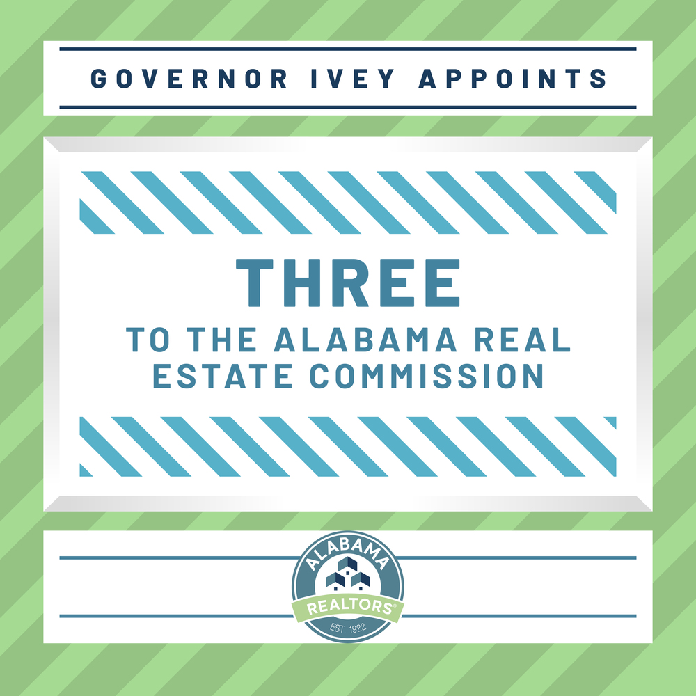 Governor Ivey Appoints Three to Alabama Real Estate Commission