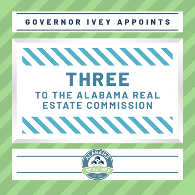 Governor Ivey Appoints Three to Alabama Real Estate Commission