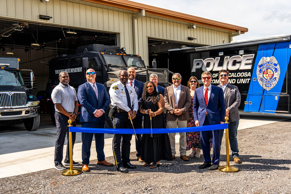  City of Tuscaloosa Holds Ribbon Cutting for Police Logistics Building