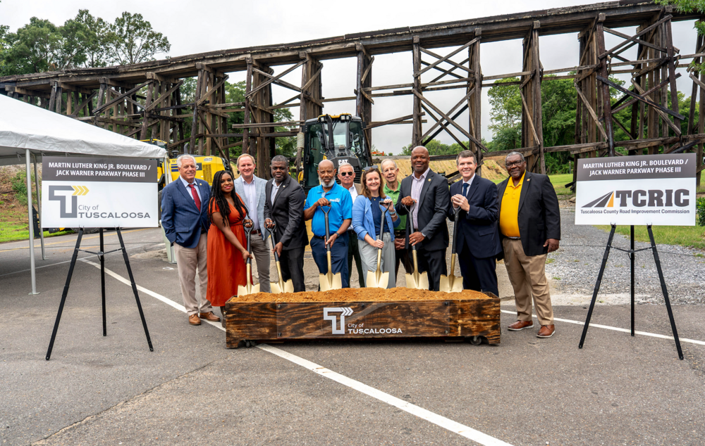 City of Tuscaloosa Holds Martin Luther King Jr. Boulevard/Jack Warner Parkway Improvements Groundbreaking