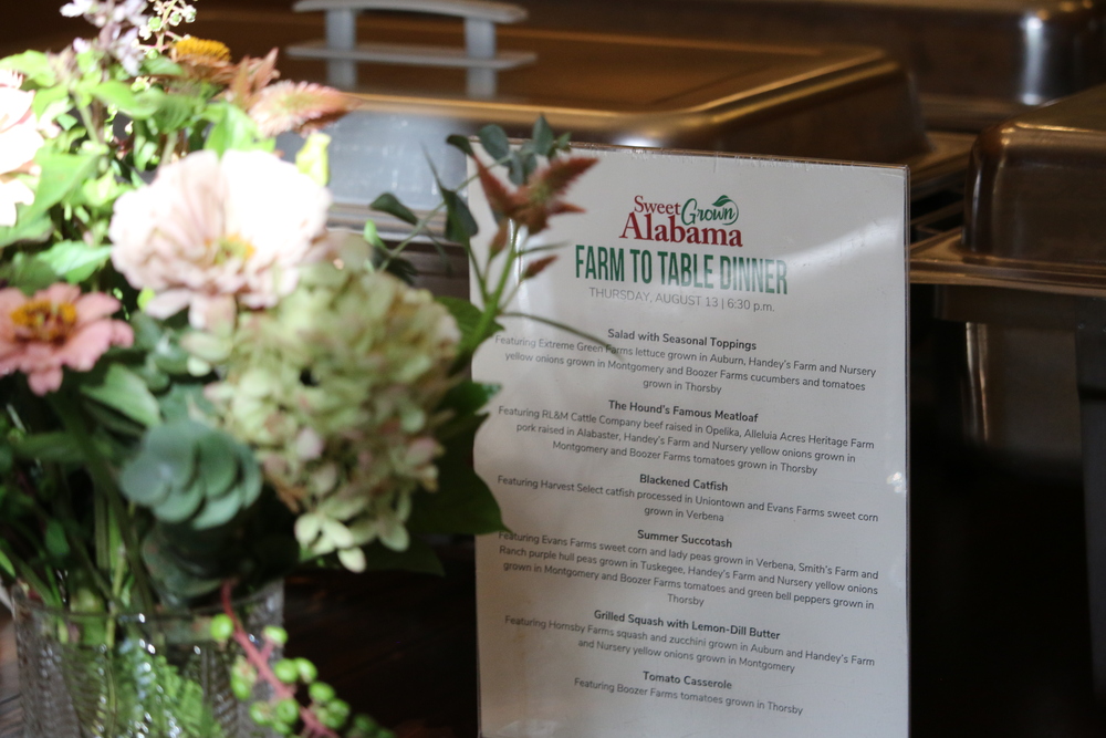 Sweet Grown Alabama Hosted Farm to Table Dinner at Lazenby Farms in Auburn