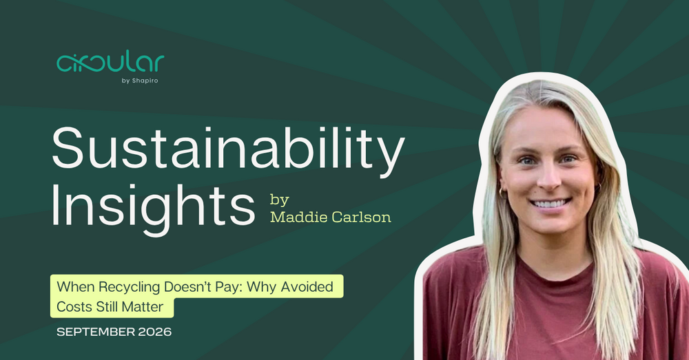 When Recycling Doesn’t Pay: Why Avoided Costs Still Matter | September 2026