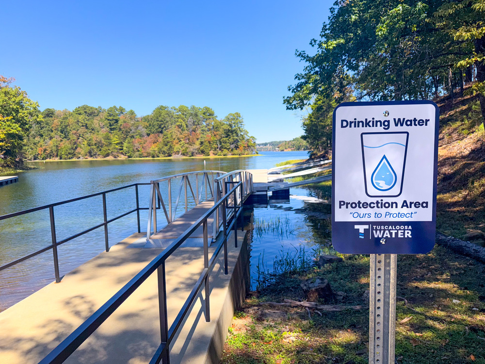 City of Tuscaloosa Designates Lake Tuscaloosa Boat Landings as Drinking Water Protection Areas in Recognition of Source Water Protection Week