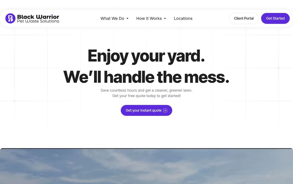 Black Warrior Pet Waste Solutions