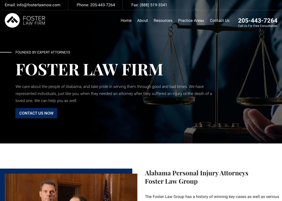 Foster Law Firm Personal Injury Attorneys in Vestavia Hills, AL