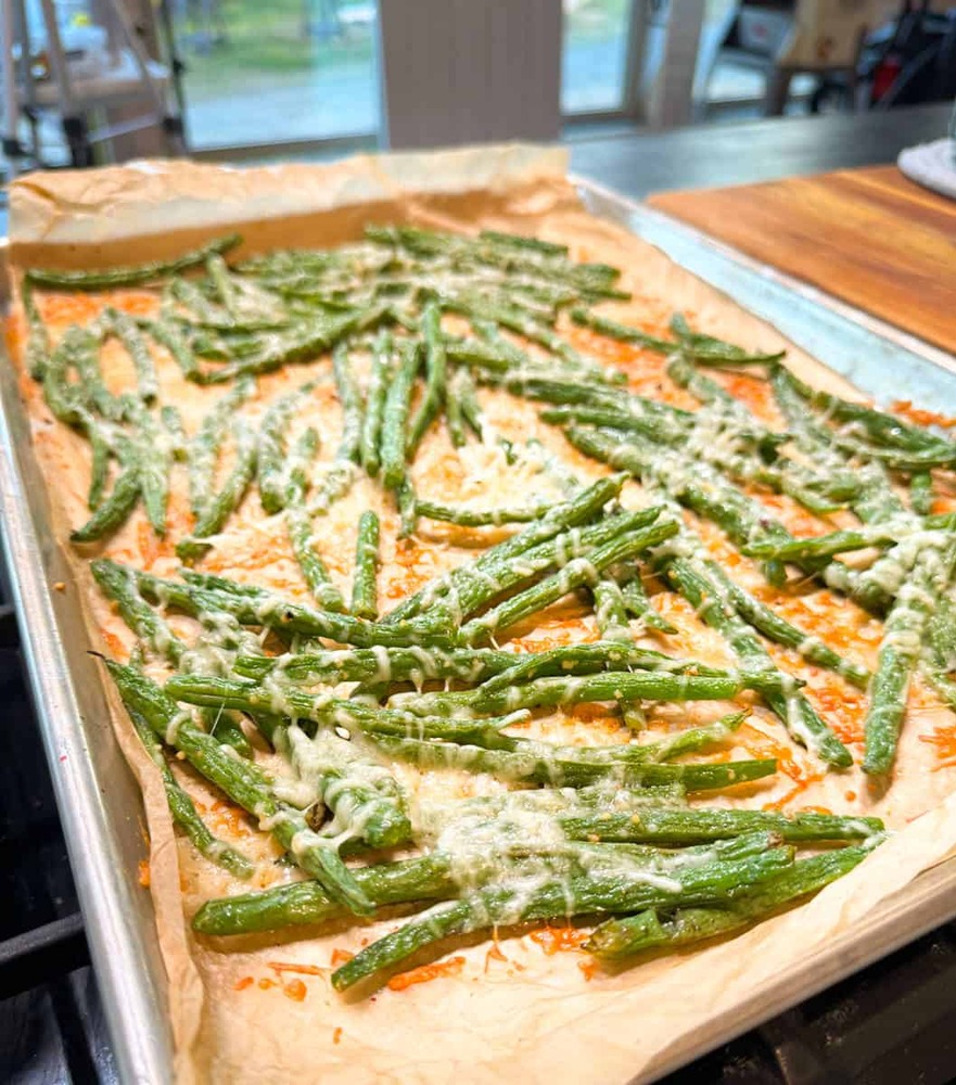 Low Carb Parmesan Green Beans